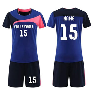 Ensemble d'uniformes de volley-ball pour hommes Design personnalisé de meilleure qualité Techniques imprimées les plus vendues - Product Image 3