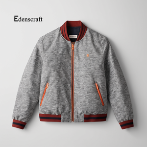 แจ็กเก็ตผ้าฝ้าย100% สำหรับผู้ชาย, แจ็กเก็ตอุ่นน้ำหนักเบาพร้อมดีไซน์ระบายอากาศได้ดีเป็นมิตรกับสิ่งแวดล้อมเหมาะสำหรับใส่กลางแจ้ง - Product Image 1