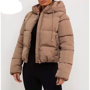 Hot <b>Sale</b> Winter Women Puffer Jacket New Arrival Down White New Design Fashion High Quality Coat Custom Women Puffer Jacket - Product Image 4