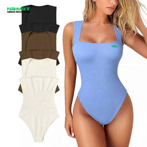 Body sexy pour femme sans manches, haute qualité, effet ventre plat, sans couture, en dentelle, style activewear, streetwear, moulant, décontracté - Product Image 1