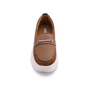Mujer Beige AT9080 Slip-On Sneakers Cómodo Fitness Caminar Zapatos - Product Image 2