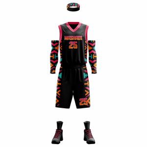 Tenues de basketball unisexes sur mesure, grandes tailles, imprimées, lavées, respirantes, anti-humidité, nouvelle saison 2026, équipes de club - Product Image 1
