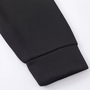 2022 Otoño Invierno hombres suelta Casual deportes sudadera logotipo personalizado cuello redondo contraste Color en blanco pulóver sudaderas con capucha sudaderas - Product Image 6