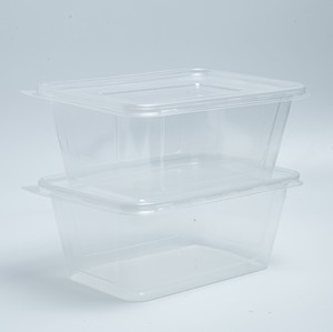 Contenants alimentaires en plastique jetables rectangulaires avec couvercles 550ml 650ml 750ml 1000ml Boîtes à lunch à emporter Boîtes de rangement alimentaire - Product Image 4
