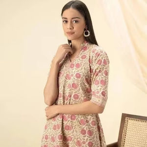 Vestido indio de algodón hecho a mano para mujer, ropa de fiesta elegante, Vestido corto, regalo personalizado para novia, ropa de verano, ropa de playa, vestido, regalo para esposa - Product Image 1