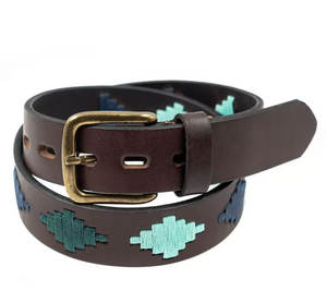 เข็มขัดโปโลผู้ชาย ดีไซน์เนอร์ ทำมือ หัวเข็มขัดโลหะผสมอาร์เจนตินา เป็นมิตรกับสิ่งแวดล้อม กันน้ำ กว้าง 3.5 ซม. - Product Image 1