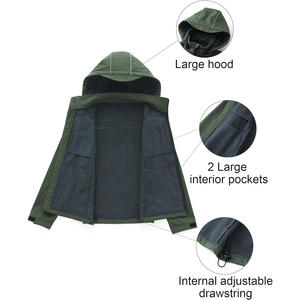 Chaqueta de esquí de invierno personalizada con tela impermeable transpirable Chaqueta de nieve OEM con etiqueta privada y logotipo de marca - Product Image 4