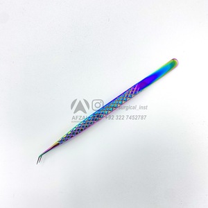Belleza Acero inoxidable Etiqueta privada Logotipo personalizado Estuche Juegos Volumen Extensión Pestañas Pinzas Oro OEM Caja de herramientas - Product Image 3