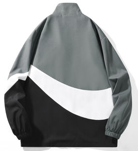 Chaqueta cortavientos Softshell deportiva para correr ligera de diseño personalizado para hombre, lona impermeable para exteriores con capucha y soporte nuevo - Product Image 6