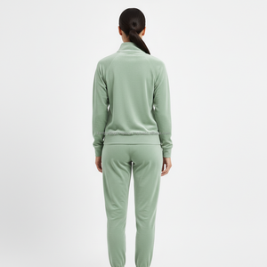 Custom Brand Velour Tracksuit Women Flare Bootcut Pants Zip Up Hoodie 2 Piece Set Luxury Soft Lounge Wear Manufacturer Bulk - Product Image 5