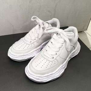 Zapatos Mmy Low Canvas Negros para Hombre, E Maison Mason Mihara YASUHIRO, de Cuero Vacuno y Gamuza, con Suela Vibram - Product Image 1