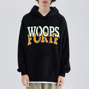 Factory Supply Cotton Polyester Puff Printing Heavyweight Blank Plain Embroidery Puff Printing Winter Unisex Custom <b>Hoodies</b> <b>Men</b> - Product Image 4