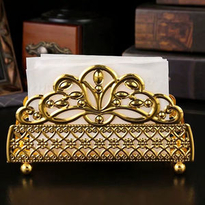 Porte-serviettes design, décoration de table élégante pour les événements, les dîners, les rassemblements familiaux et les banquets, à poser sur la table, provenance d'Inde - Product Image 1