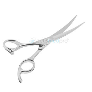 Tijeras de Peluquería Curvas para Profesionales, Tijeras de Peluquero Curvas Ligeras para Uso en Salón - Product Image 2