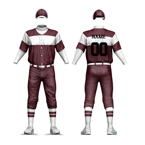 Uniformes de béisbol de tela de malla de poliéster con diseño y logotipo personalizado OEM, uniformes de béisbol cómodos transpirables para jóvenes y adultos - Product Image 2