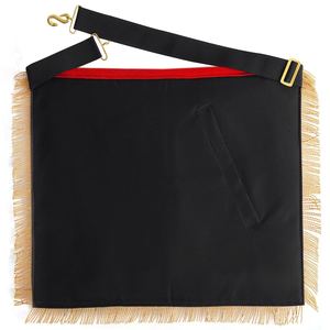 Delantal de capítulo de Arco Real del sumo sacerdote pasado bordado a mano rojo con delantal de apariencia Premium con material duradero para ti - Product Image 3