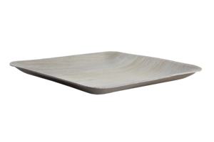 Meilleur prix 20x20 cm plat carré forme plaque de feuille de palmier pour les occasions de fête - Product Image 6