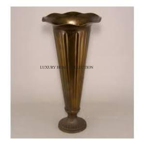 Classique Top Vente Vases À Fleurs D'intérieur Qualité Premium Grande Taille Décoration De La Maison Grande Taille En Aluminium Fleur Trompette En Inde - Product Image 6