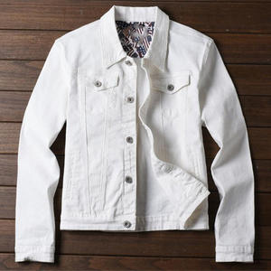 Venta al por mayor de Chaquetas vaqueras de lona personalizables para hombre, transpirable, impermeable, ligero, motocicleta, logotipo cubierto, cierre de botón de talla grande - Product Image 4