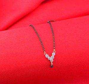 High Quality Traditional <b>Indian</b> Long Short Combo Mangalsutra Set for Women Gold Plated Fashion Jewelry - Product Image 5