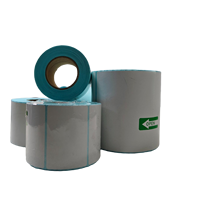 Étiquette thermique personnalisée en usine chinoise avec colle thermofusible et doublure en papier vélin pour supermarchés et logistique