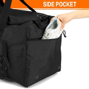 Bolsa Deportiva Extra Grande de 120L, Moderna, con Forro de PVC y Nailon, Compartimento para Zapatos Unisex, Bolsa Deportiva Táctica Resistente - Product Image 4