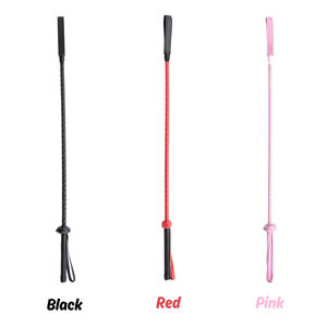 Fouet d'équitation personnalisable en usine, en cuir véritable et acier inoxydable, qualité supérieure, pour chevaux - Product Image 3