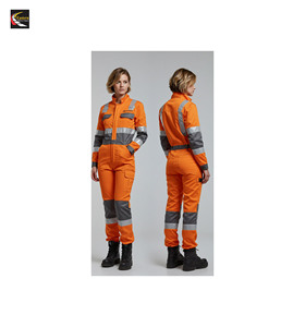 ชุดทำงานด้านความปลอดภัยในงานอุตสาหกรรมชุดหม้อไอน้ำสำหรับช่างทาสีน้ำมันและก๊าซสะท้อนแสงชุดทำงานโดยรวม - Product Image 4