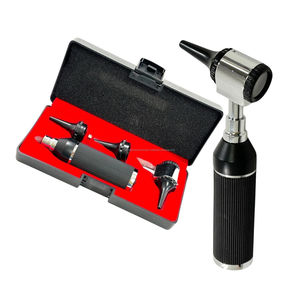 Kit de Otoscopio Manual LED ENT de 3.5V con Juego de Especulums y Bombilla, Estuche Rígido Negro, Herramienta de Examen Médico Profesional para Uso en Clínicas y UCI - Product Image 4