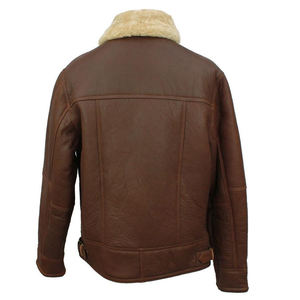 Manteau long en cuir fourré vintage pour homme, style 2025, design en peau de mouton personnalisé, vêtements d'extérieur en cuir, manteau long unisexe - Product Image 3