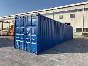 Contenedor de Carga de 40 Pies de Altura, Tipo High Cube, ISO 45G1, Caja de Almacenamiento de Acero Corrugado, Transporte Seguro de Mercancías y Almacenamiento Industrial - Product Image 1