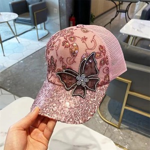 Gorra de béisbol para mujer, gorra de Hip Hop de mariposa, gorra transpirable cómoda a la moda que combina con todo, sombrero a prueba de sol - Product Image 4