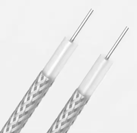 Câble coaxial en gros pour télévision RG6U 64% CCS 1.02, feuille de cuivre, fil de cuivre, câble de caméra RG59 RG6, PVC blanc, 100m 305m