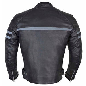 Blouson de moto en cuir noir classique unisexe coupe-vent 2026 personnalisable pour la conduite sur autoroute – Vente en gros pour exportateurs - Product Image 6