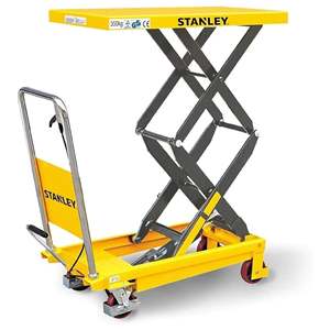 Elevador Hidráulico de Mesa STANLEY de 350 kg, Elevador de Tijera con Altura de Mesa de 350-1300 mm y Distancia al Suelo de 0.3 m - Product Image 1