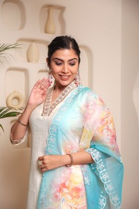 Best Quality Smart Casual Cotton Printed Kurti Embroidery <b>Dress</b> Salwar for Women Indian <b>Pakistani</b> Clothing Trusted Exporter - Product Image 3