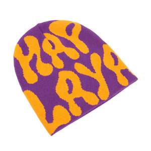 Gorros de calidad para hombre, gorros de invierno de jacquard personalizados, acrílicos, sin mancuernas, con cable - Product Image 4