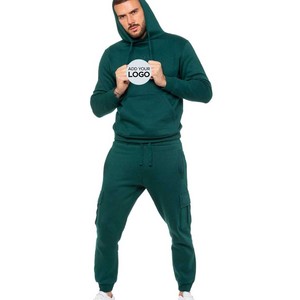 Ensemble de survêtements 2 pièces pour hommes, pulls molletonnés et pantalons de jogging, ensemble de survêtements actifs - Product Image 4