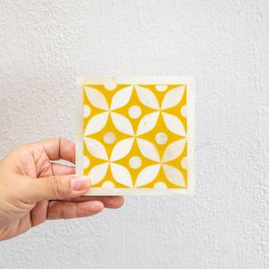 Ensemble de dessous-de-verre en mosaïque d'os opulents, logo personnalisé, sous-verres pour boissons, pour table à thé ou à café de luxe, collection de cadeaux haut de gamme pour la salle à manger et les fêtes - Product Image 6