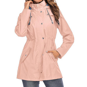 Veste de pluie confortable, respirante, imperméable et tendance multicolores pour les trajets quotidiens - Product Image 1