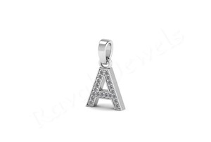 2025 Factory Direct 26 <b>Initial</b> Dainty Cute Mini <b>Silver</b> Letter Wholesale Pendant With 10mm Zircon Charm Good Quality Classic Gift - Product Image 5