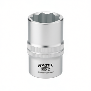 Hazet 1/2'' <b>12</b>-<b>Point</b> Square <b>Socket</b> with Traction Profile and Knurling in Inches - Product Image 3