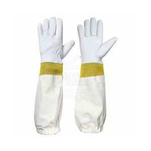 Best Selling Premium Quality Leather Safety Beekeeping Gloves Comfortable Durable Breathable Silicone-Free <b>Powder</b>-Free - Product Image 1