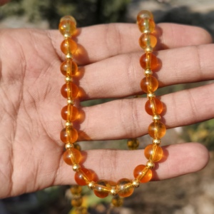 Collier statement en argent sterling avec aventurine verte de 8 mm, pierre de naissance de novembre, bijoux faits à la main, cadeau de mariage - Product Image 3