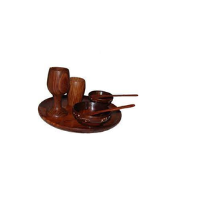 Juego de cena de madera y mini cuenco, utensilios de cocina y restaurantes, vajilla real para fiestas y bodas de uso diario - Product Image 3