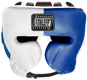 Athlefit Logotipo personalizado Adulto Transpirable Protector de cabeza Cómodo MMA Sparring Casco de entrenamiento Ganador Protector de cabeza Hecho de cuero - Product Image 2