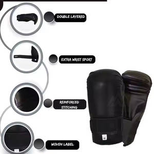 2025 taille personnalisée mitaines d'entraînement de karaté en cuir PU équipement de protection pour l'entraînement au karaté et aux arts martiaux - Product Image 2