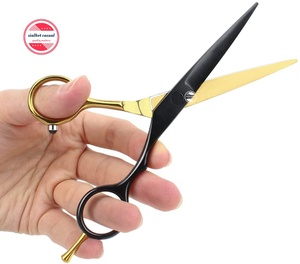 Ensemble de ciseaux de coupe de cheveux ciseaux de salon de coiffure professionnels en acier inoxydable pour ciseaux de styliste avec étui - Product Image 3