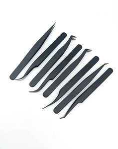 แหนบขนตาสแตนเลสสำหรับต่อขนตาพร้อมพิมพ์โลโก้ - Product Image 6