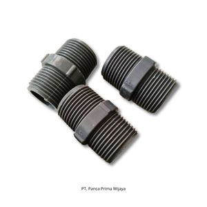 Connecteur fileté mâle à Double mamelon en PVC écologique de haute qualité 1 pouce | Raccord de tuyau pingouin pour réservoir d'eau plomberie 10 bars - Product Image 2